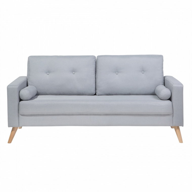 Sofa dwuosobowa tapicerowana jasnoszara Marcello BLmeble kod: B95831