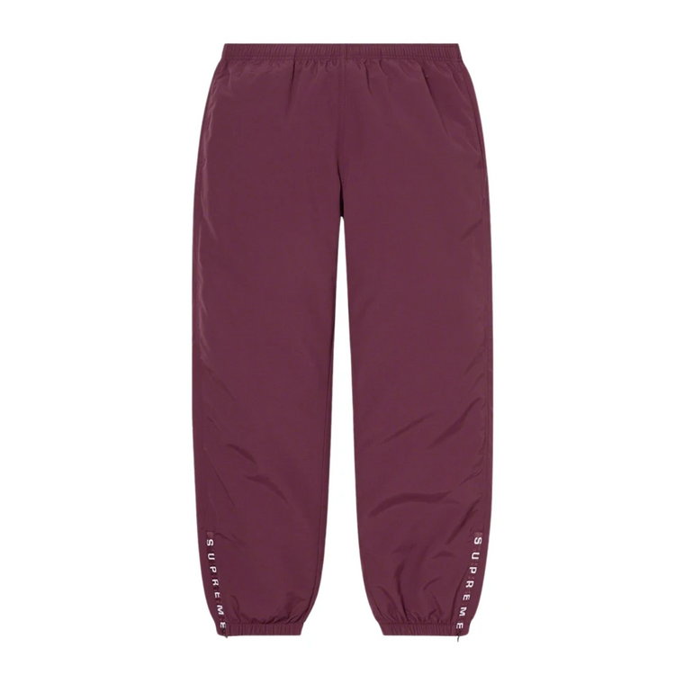 Limitowana edycja Warm Up Pant Burgundy Supreme