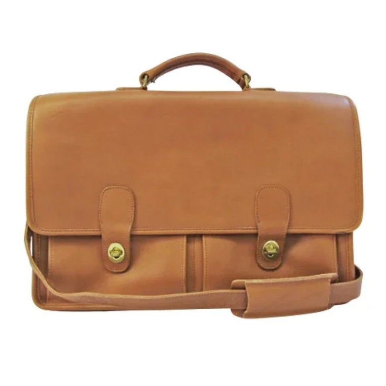 Pre-owned Leather briefcases Coach Pre-owned