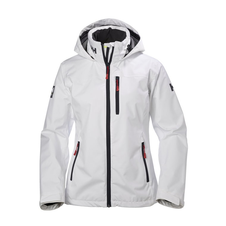 Damska kurtka żeglarska Helly Hansen Crew Hooded Midlayer Jacket white - XL