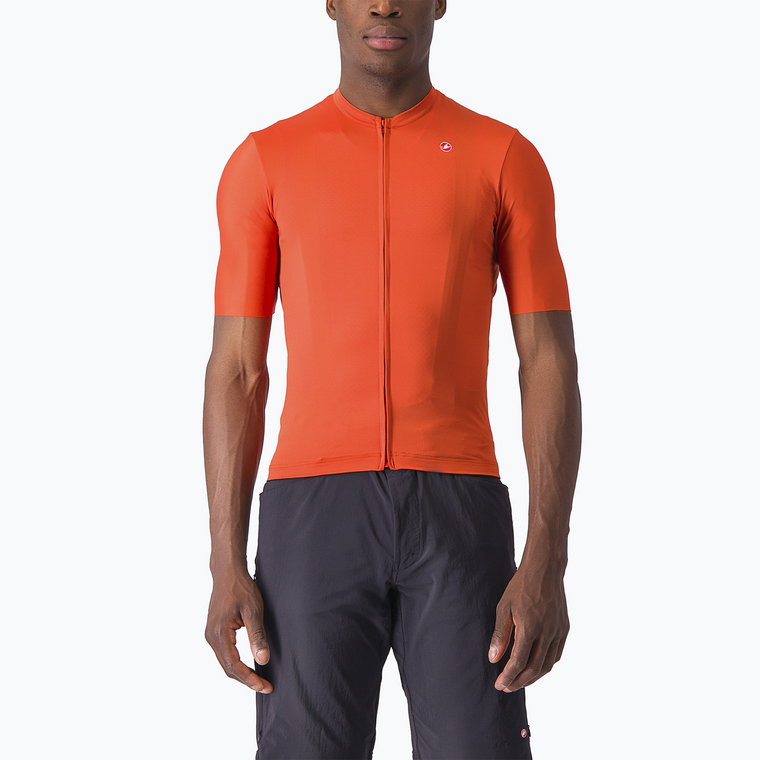 Koszulka rowerowa męska Castelli Unlimited Entrata 2 orange rust/gray