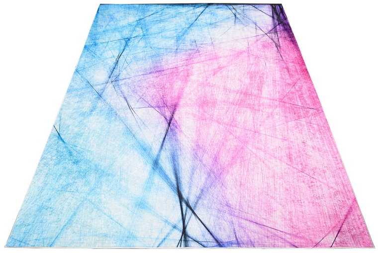 Różowo-niebieski dywan nowoczesny - Valano 4X