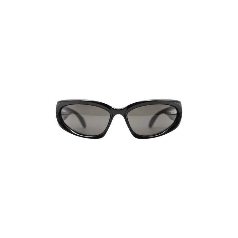 Czarne okulary przeciwsłoneczne Swift Oval Balenciaga