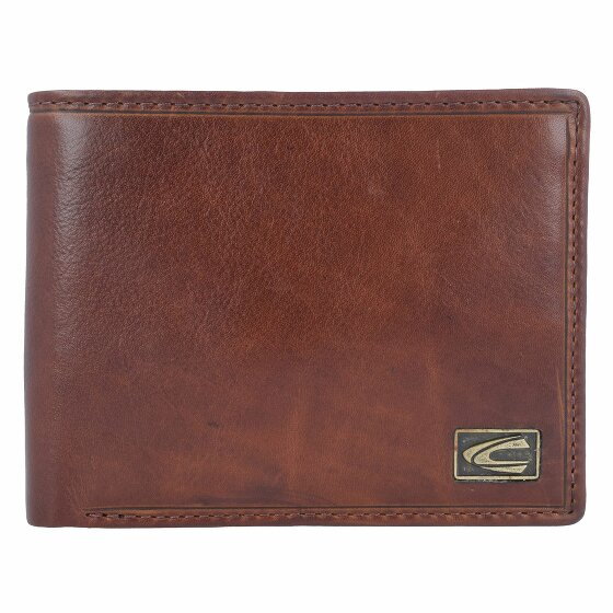 camel active Japan Portfel Ochrona RFID Skórzany 12 cm cognac