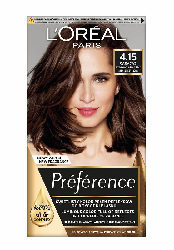 LOréal  Preference Farba do włosów M1 4.15 Caracas