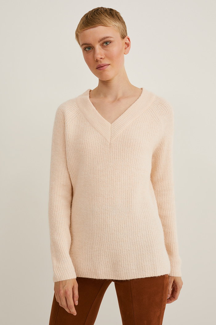 C&A Sweter, Pomarańczowy, Rozmiar: XL