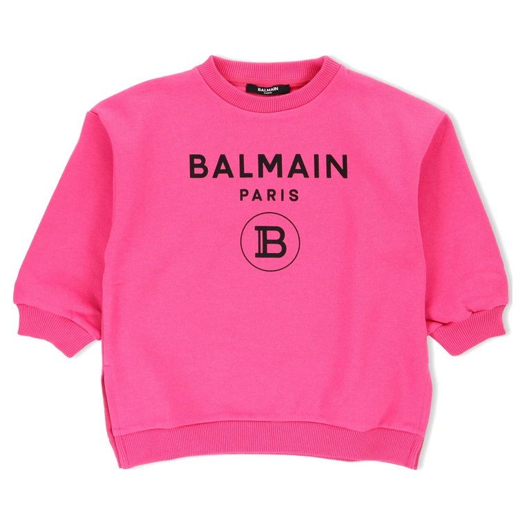 Fashionista Bawełniany Sweter Balmain