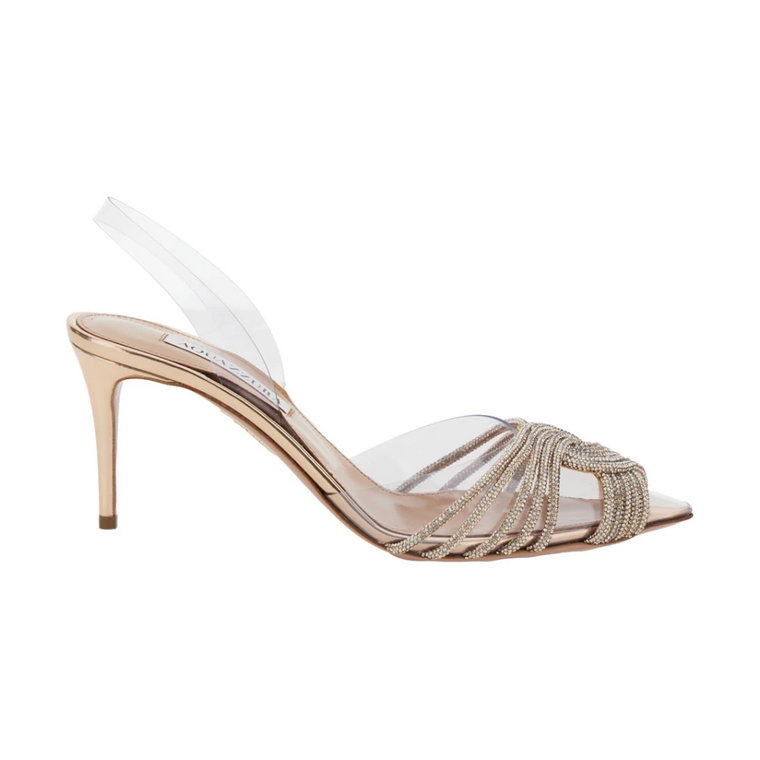 Różowy Obcas Slingback Gatsby Aquazzura