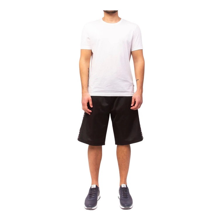 Black Polyester Short Bikkembergs