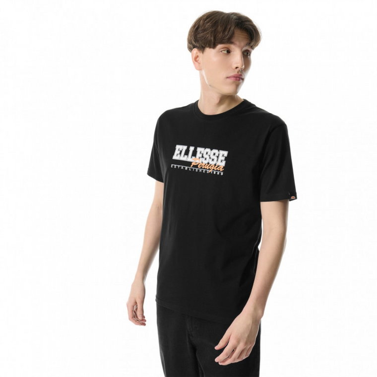 Męski t-shirt z nadrukiem Ellesse Zagda T-Shirt - czarny