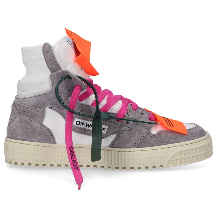 Off-White Trampki wysokie 3.0 OFF COURT skóra cielęca