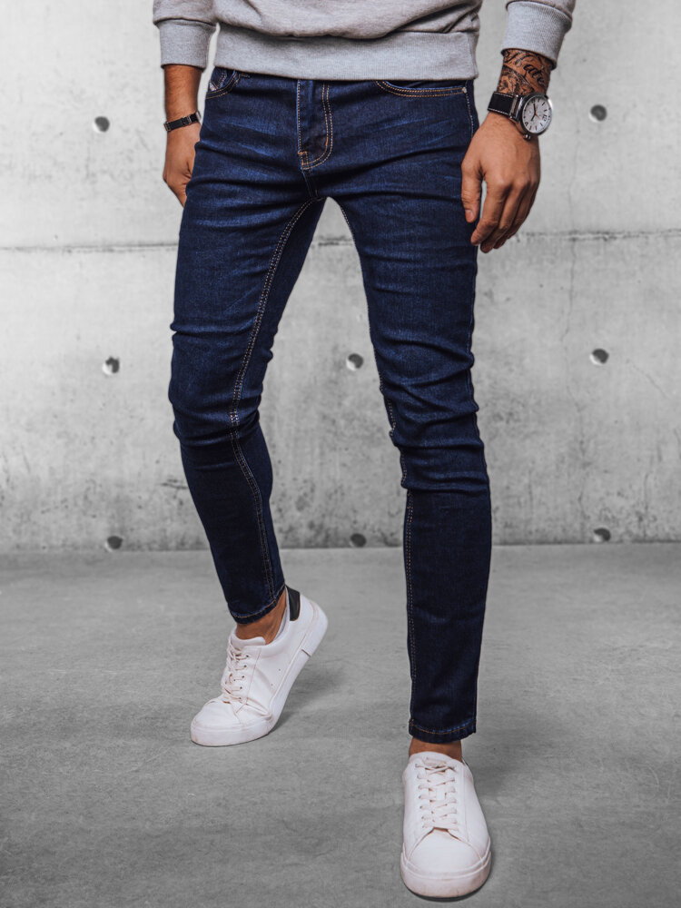 Spodnie męskie jeansowe granatowe Dstreet UX4093