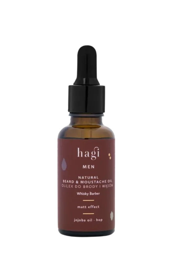 Hagi Whisky Barber Mat naturalny Olejek do brody i wąsów 30 ml