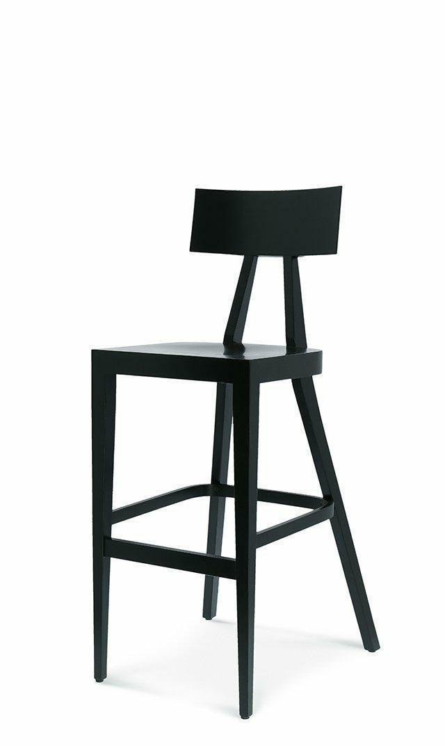 Krzesło barowe Akka siedzisko twarde standard