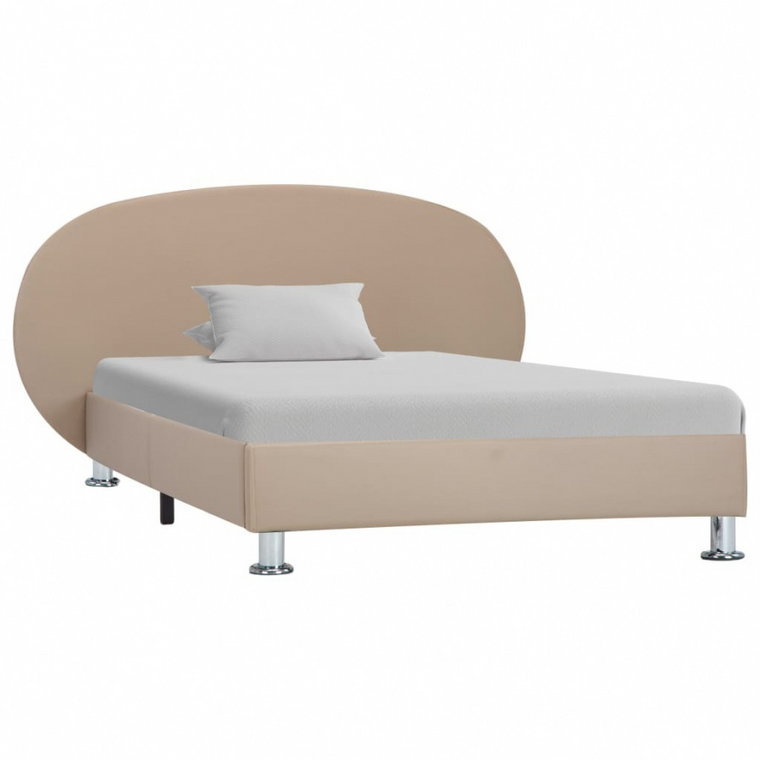 Rama łóżka, kolor cappuccino, sztuczna skóra, 100 x 200 cm kod: V-285421