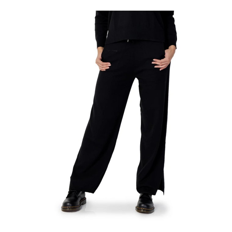 Czarne spodnie dla kobiet Pepe Jeans