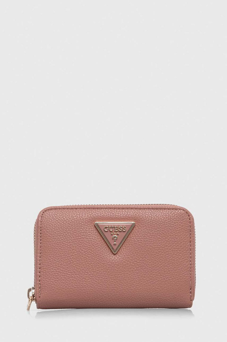 Guess portfel MERIDIAN damski kolor różowy SWBG87 78400