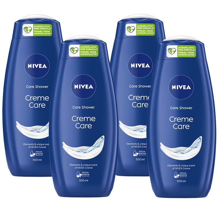 NIVEA żel płyn pod prysznic damski zestaw 4x500ml