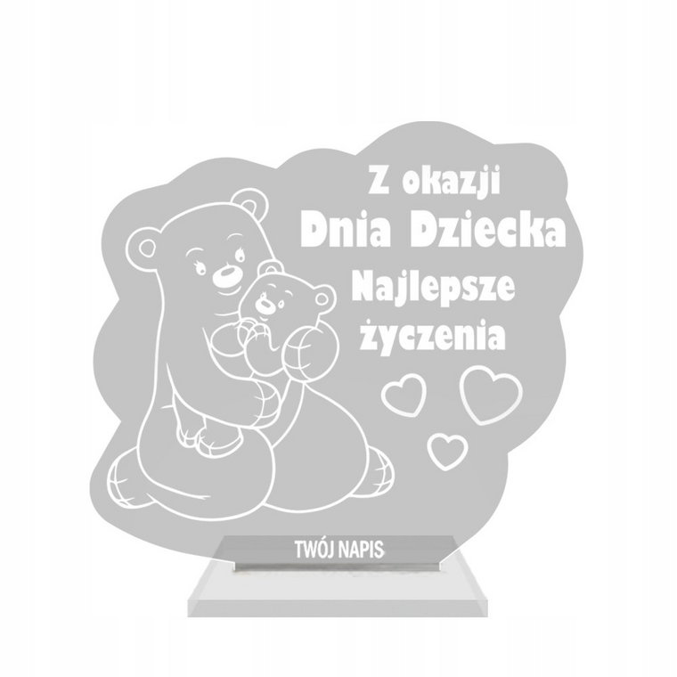 Statuetka Życzenia Prezent na Dzień Dziecka Grawer