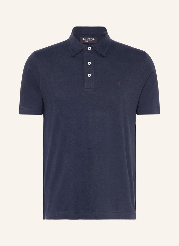 Marc O'polo Koszulka Polo Z Dżerseju Regular Fit blau