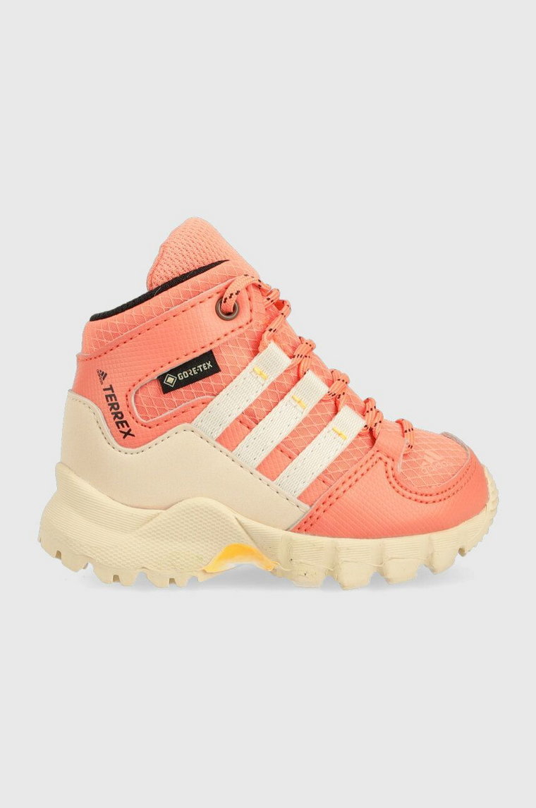 adidas TERREX buty dziecięce TERREX MID GTX I kolor pomarańczowy