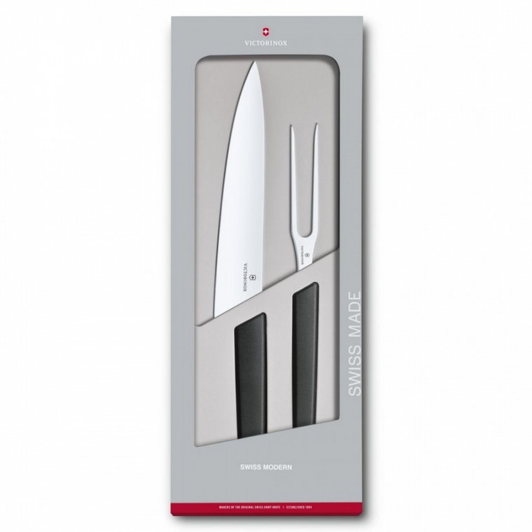 VICTORINOX - Swiss Modern - Zestaw do porcjowania nóż i widelec kod: 6.9093.21G