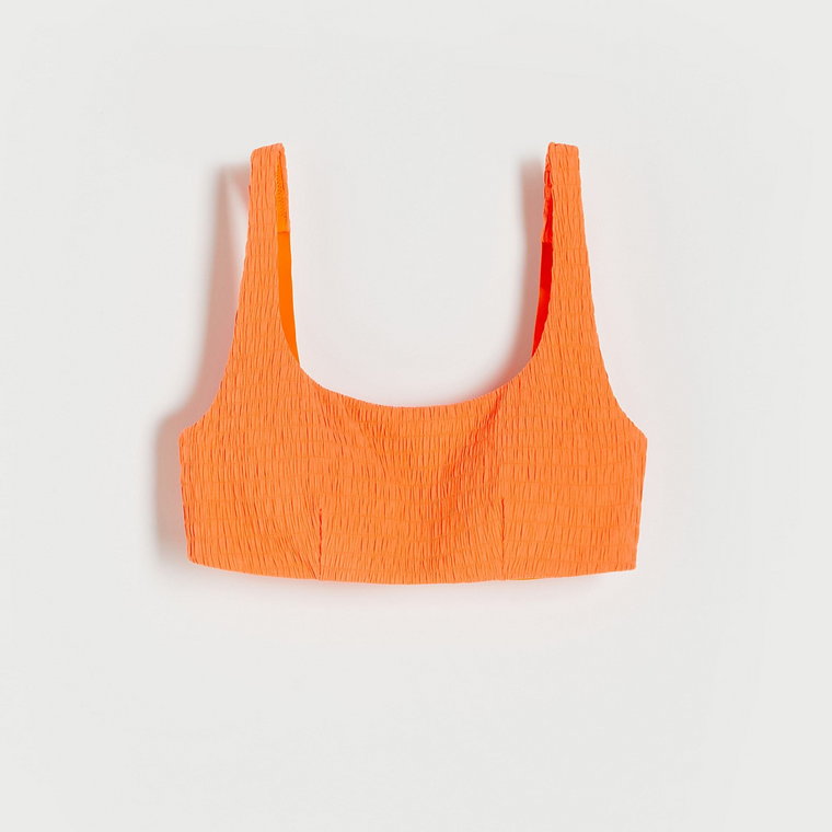 Reserved - Góra od bikini - pomarańczowy