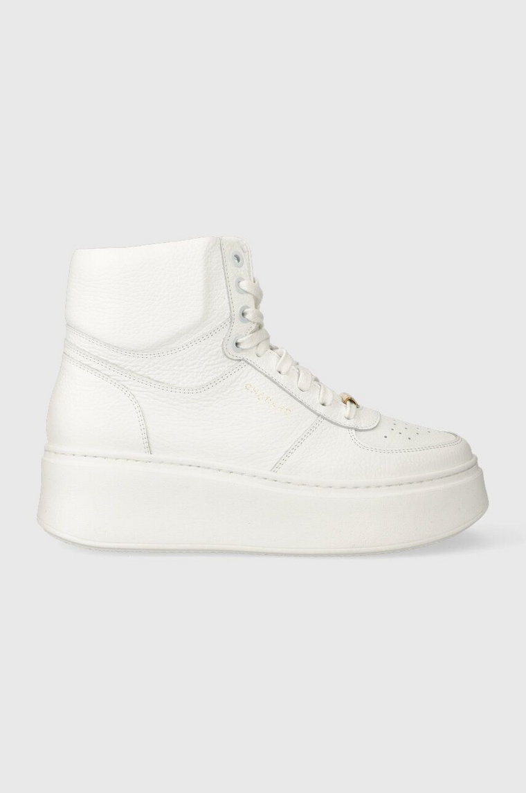 Charles Footwear sneakersy skórzane Zana kolor biały Zana.Sneaker.High.White