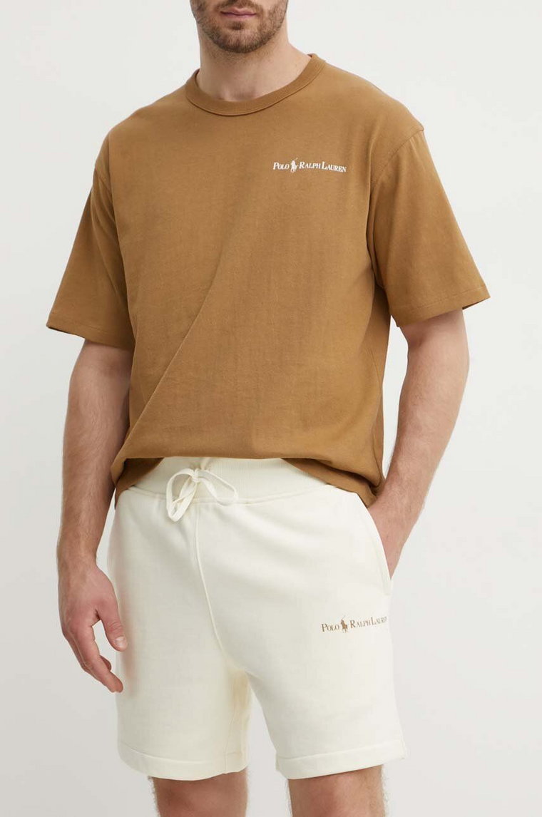 Polo Ralph Lauren szorty męskie kolor beżowy 710950134001
