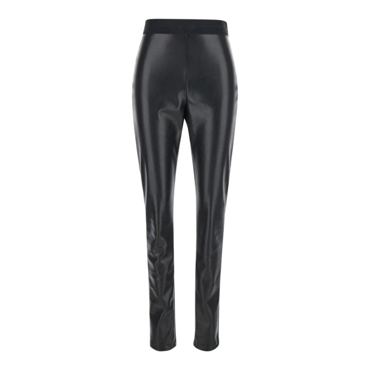 Czarne Spodnie Pantalone/Pants Msgm