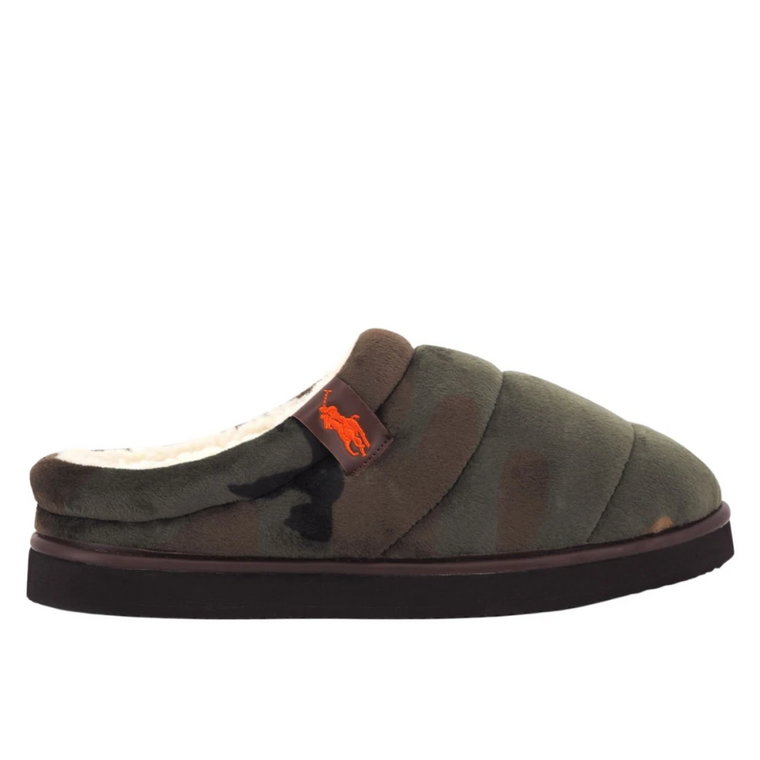 Zielone Sutton Scuff Sliders Ralph Lauren