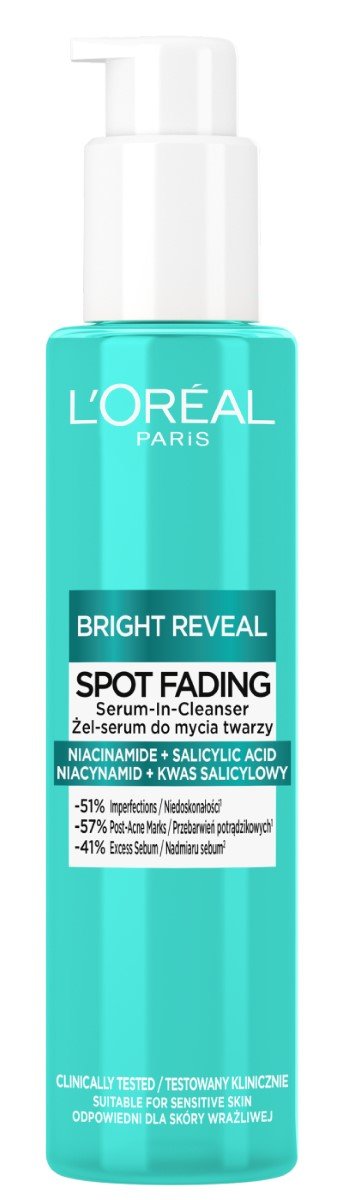 LOréal Bright Reveal Żel-serum do mycia twarzy 150ml