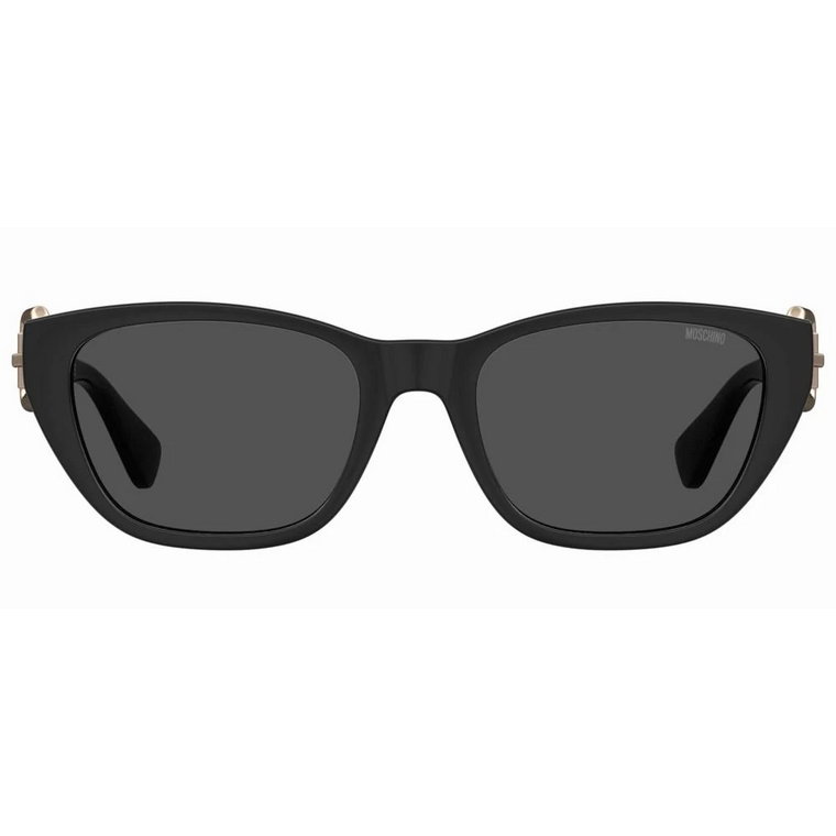 Czarne/Ciemnoszare Okulary przeciwsłoneczne Moschino