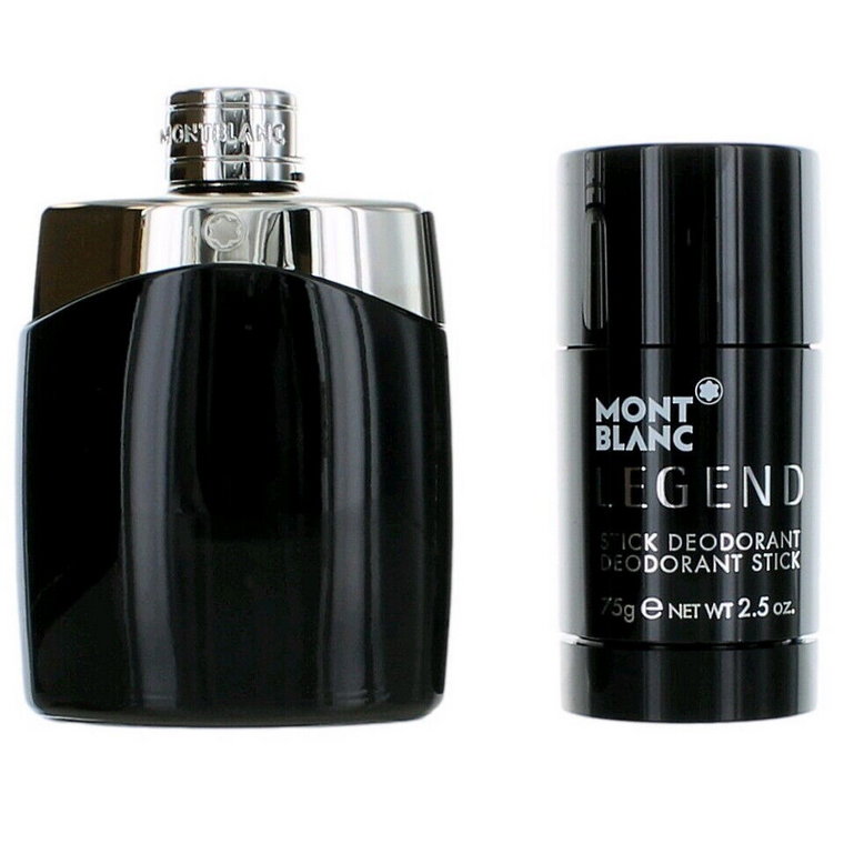 Zestaw męski Montblanc Legend Woda toaletowa 100 ml + Dezodorant w sztyfcie 75 ml (3386460089364). Perfumy męskie
