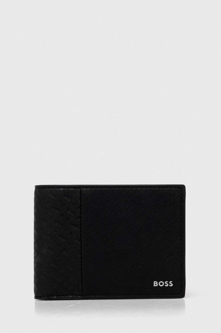 BOSS portfel męski kolor czarny