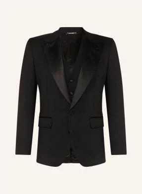 Dolce & Gabbana Garnitur Extra Slim Fit Z Lampasami schwarz