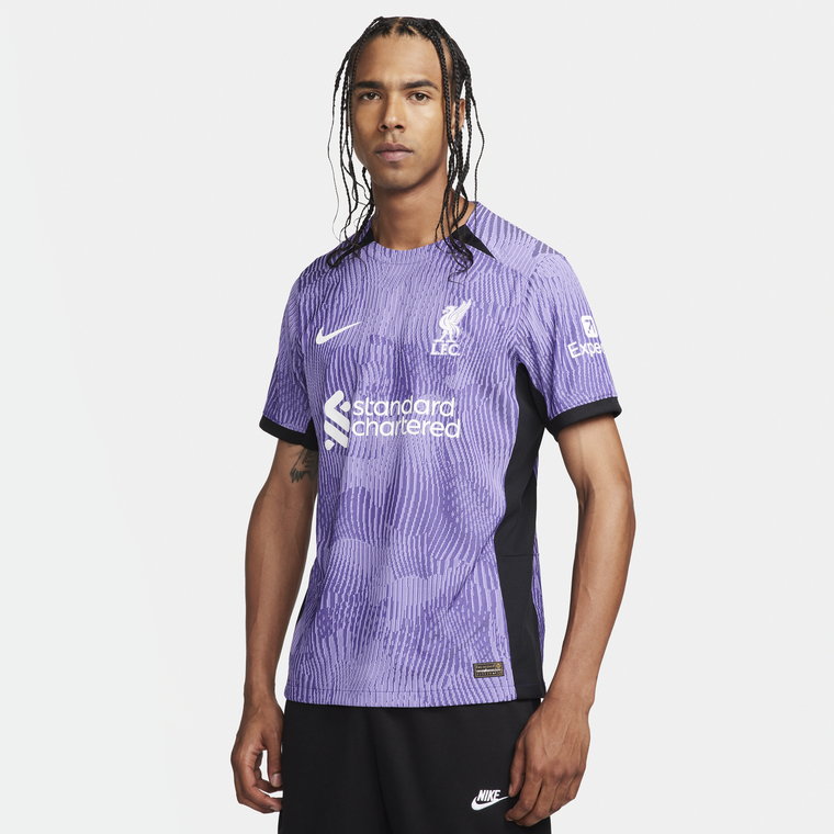Męska koszulka piłkarska Nike Dri-FIT ADV Liverpool F.C. Match 2023/24 (wersja trzecia) - Fiolet