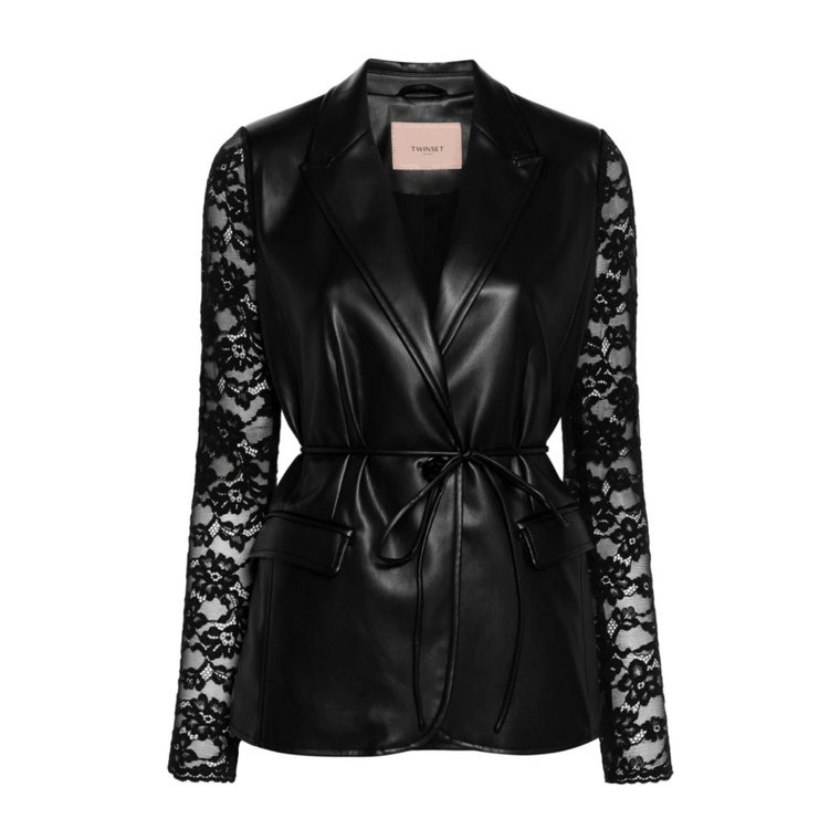 Elegancki Nero Blazer dla Kobiet Twinset