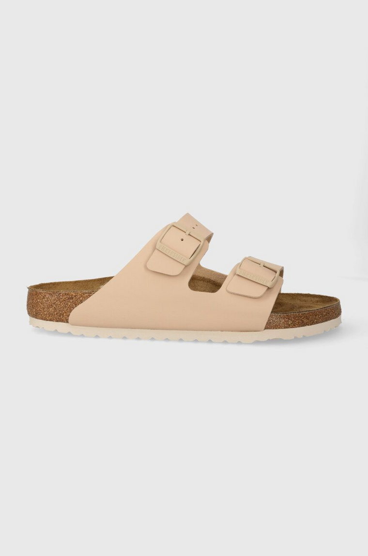 Birkenstock klapki Arizona męskie kolor beżowy 1027721