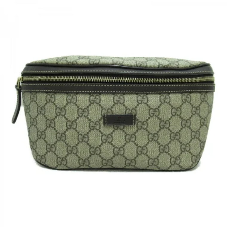 Pre-owned Canvas travel-bags Gucci Vintage