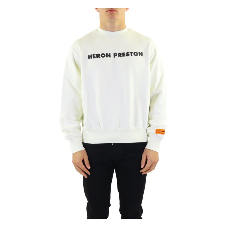 Wygodny i stylowy bawełniany sweter dla mężczyzn Heron Preston