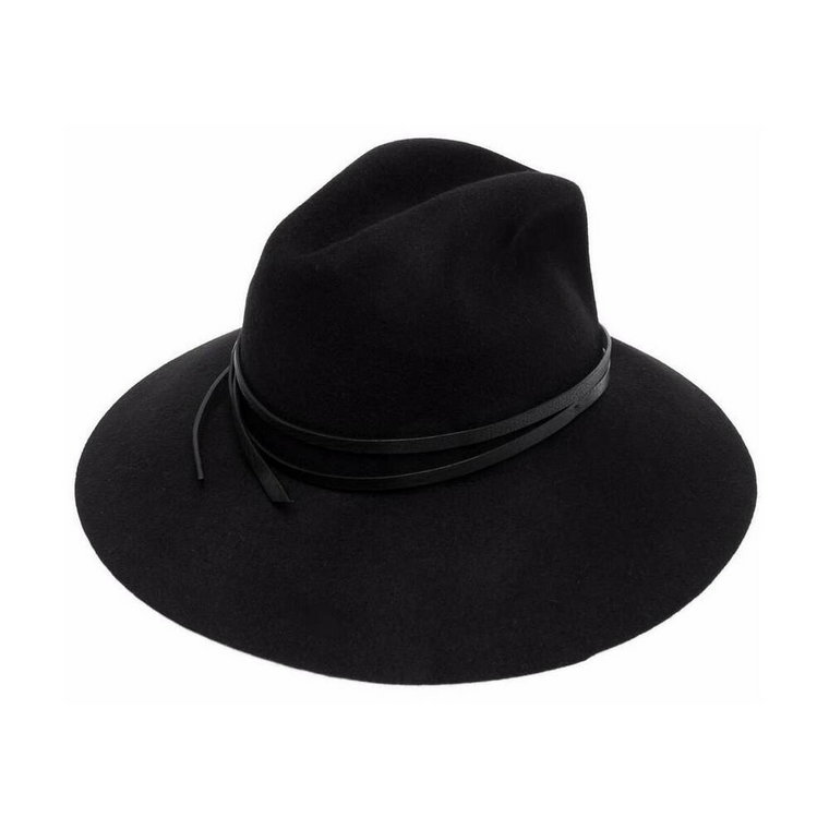 Elegancki kapelusz Fedora z paskiem Golden Goose