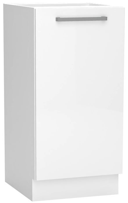 Biała stojąca szafka kuchenna - Elora 4X 30 cm połysk