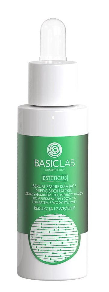 Basiclab Dermocosmetics Esteticus - Serum zmniejszające niedoskonałości Niacynamid 10% 30ml
