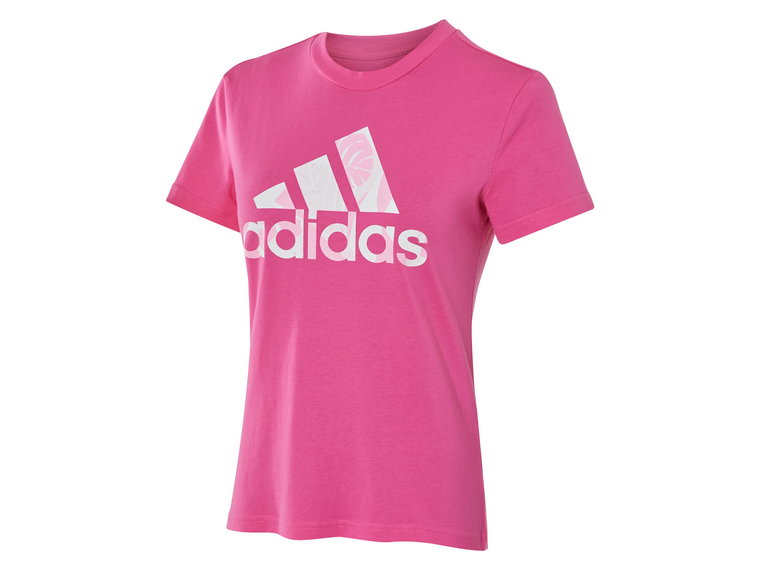 adidas T-shirt damski z okrągłym dekoltem (Magenta, XS)