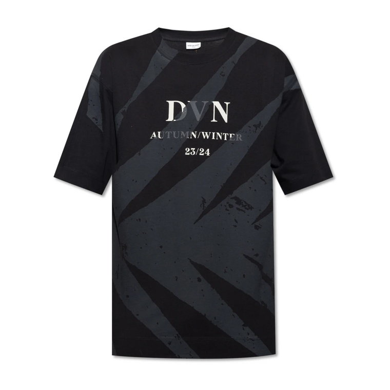 T-shirt z nadrukiem Dries Van Noten