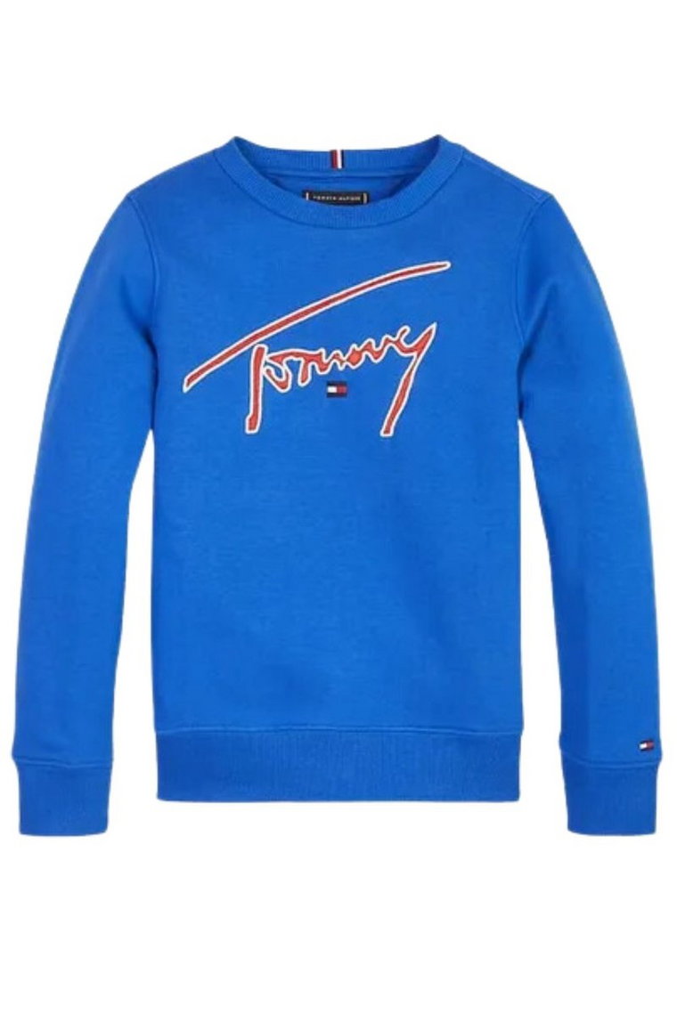 Bluza dziecięca Tommy Hilfiger Essential niebieska-104