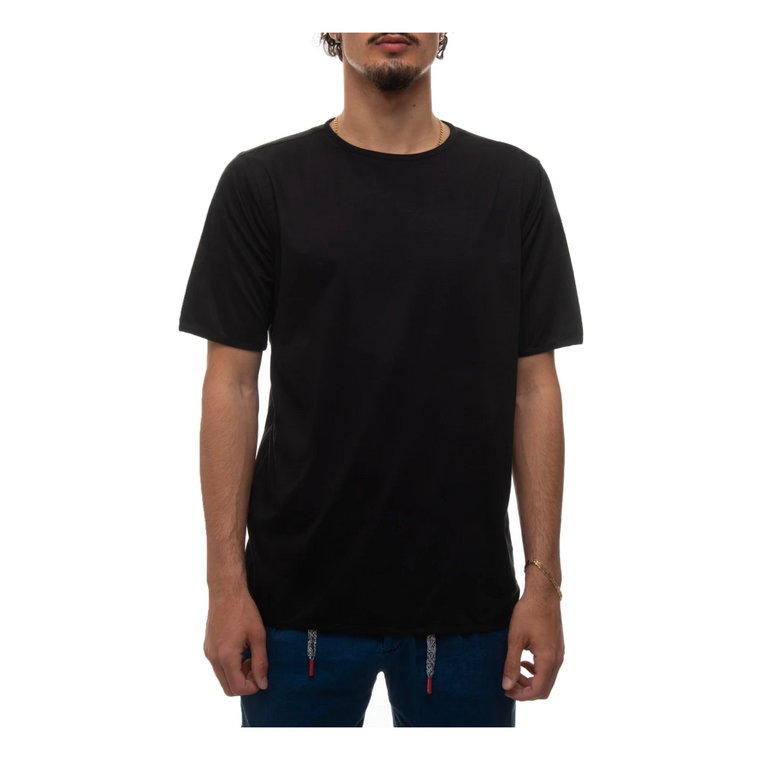 Klasyczny Bawełniany T-shirt Kiton
