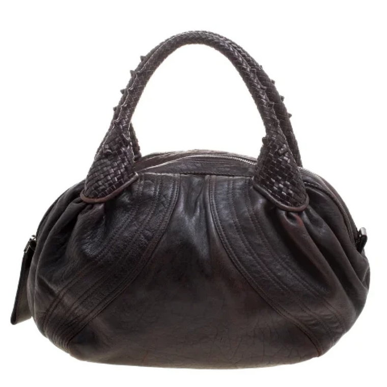 Pre-owned Leather handbags Fendi Vintage