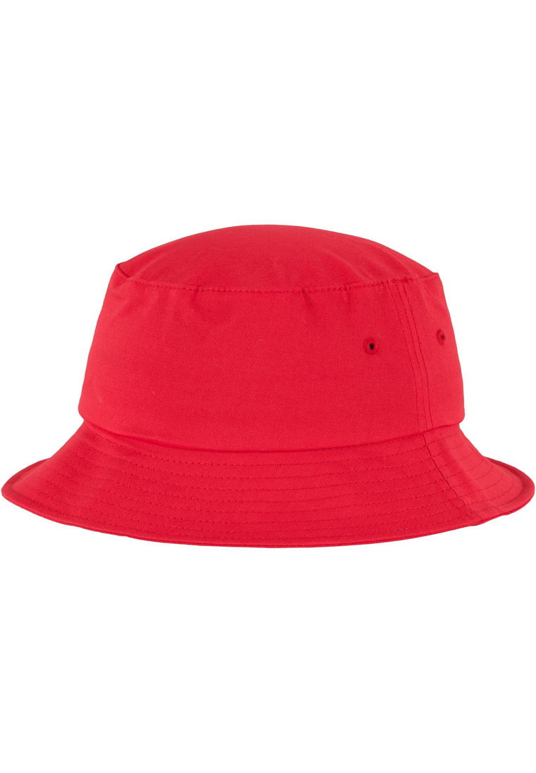 Czapka Z Daszkiem  Bucket Hat Czerwona Flexfit 5003 Cotton